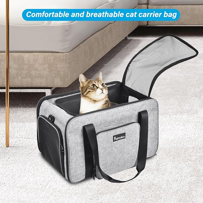 Petmolico Cat Carrier Soft-Sided Pet Bag - Image 7