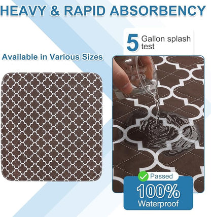 OUTCREATOR® Washable Bed Pads 34" x 36", Incontinence Mattress Protector - Image 2