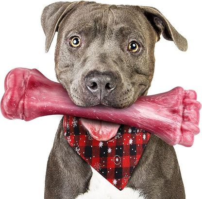 Dog Toys for Aggressive Chewers, Indestructible Dog Bones for Aggressive Chewers by PUPTILYSTROE