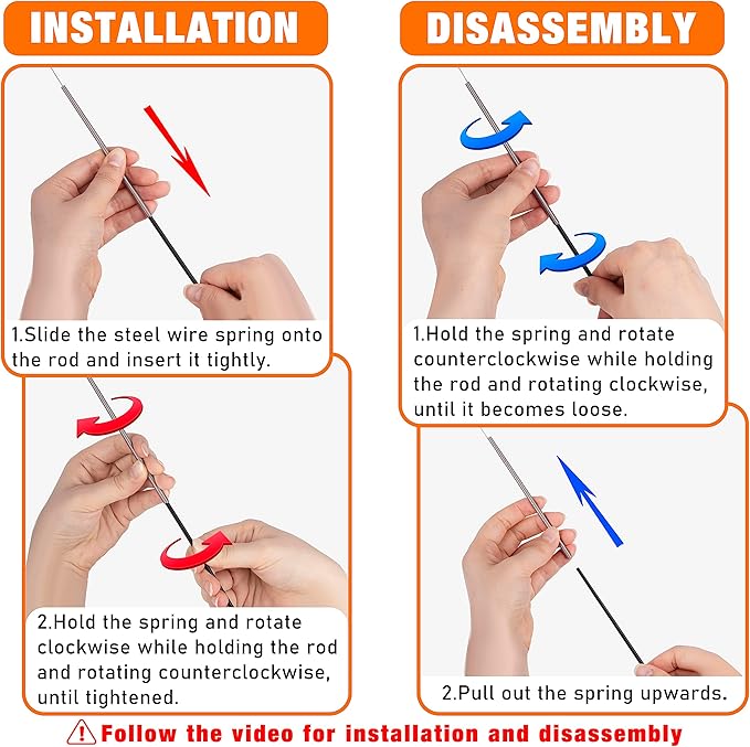 JXFUKAL 2025 Latest Cat Toys, 2 in 1 Spring Cat Wand Toy - Image 5