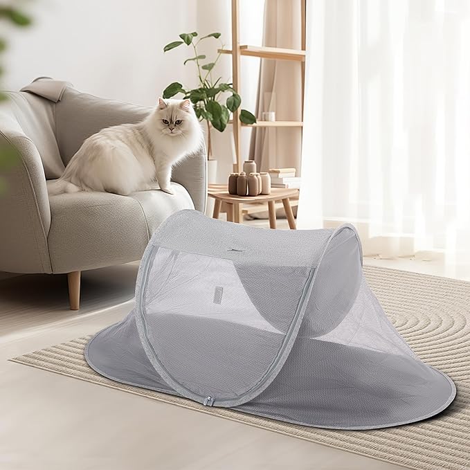 X-ZONE PET Outdoor Cat Tent, Pop Up Cat Playpen, Pet Enclosure Suitable Birds - Image 6