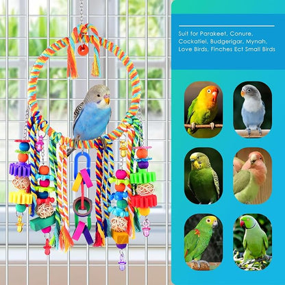 KATUMO Bird Toys, Bird Swing Toy Bird Perch - Image 6