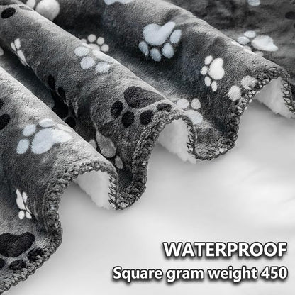 Waterproof Pet Blanket Dog Blankets, Pattern Printing Super Soft Warm Fluffy - Image 3