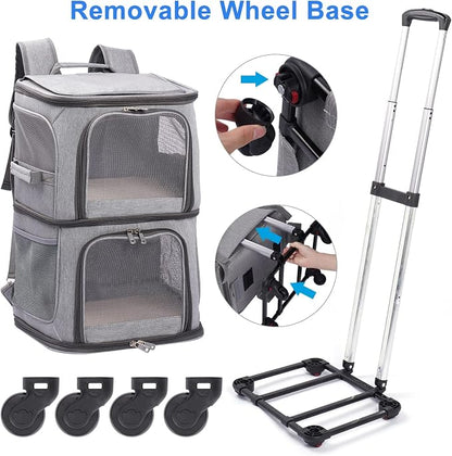 Double Pet Carrier Backpack - Image 5