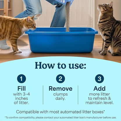 Fresh Step Simply Unscented Clumping Litter, Fresh Step Unscented Cat Litter - Image 4
