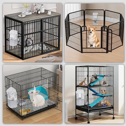 Kenond 50 oz Rabbit Water Dispenser, Gravity Dog Water Bowl Dispenser - Image 5