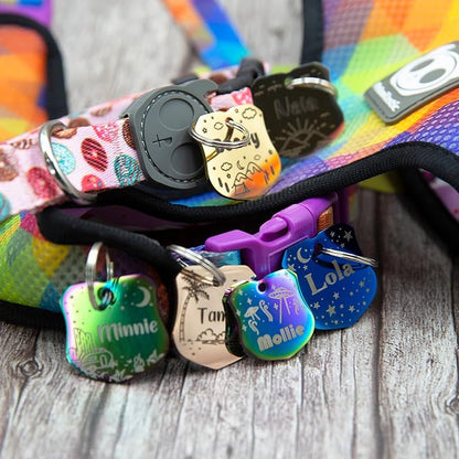 Personalized Dog Tag with 5 Lines of Custom Deep Engraved Durable Stainless - Image 3