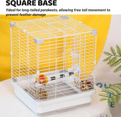 14.6" Portable Travel Bird Cage, Parrot Cage, Ample Room - Image 3