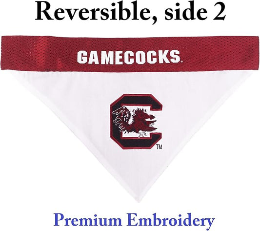 Pets First Collegiate Pet Accessories, Reversible Bandana, South Carolina - Image 2