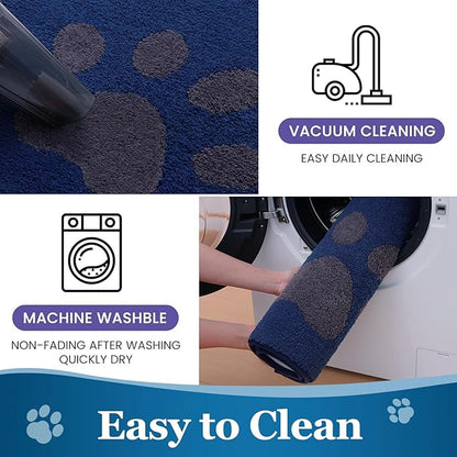 Buganda Dog Door Mat for Muddy Paws, Absorbent Dirt Trapper Washable Indoor - Image 7