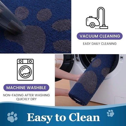 Buganda Dog Door Mat for Muddy Paws, Absorbent Dirt Trapper Washable Indoor - Image 7