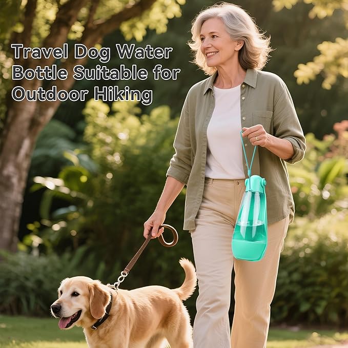 UPSKY Portable Dog Water Bottle, 3-in-1 Foldable Dog Water Dispenser - Image 7