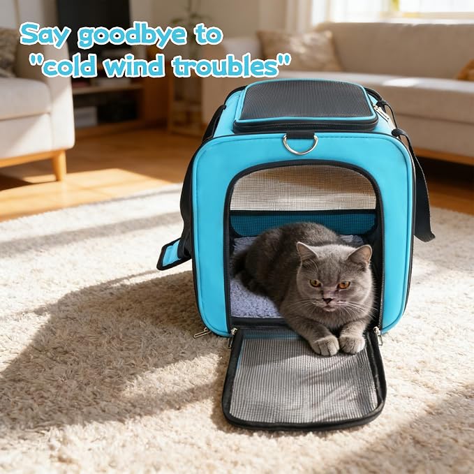 YUNIQUE Soft-Sided Cat & Dog Carrier - Image 3