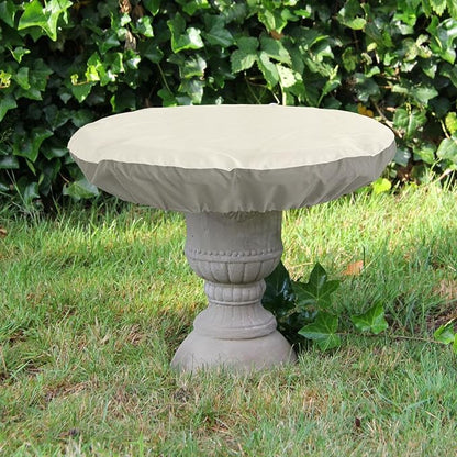 Bitubi Bird Bath Cover for 24" to 30" Diameter Bowl, Heavy Duty Waterproof 600D - Image 5