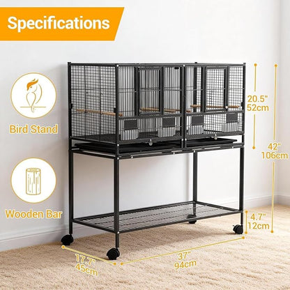 43'' Wrought Iron Birdcage - Image 5