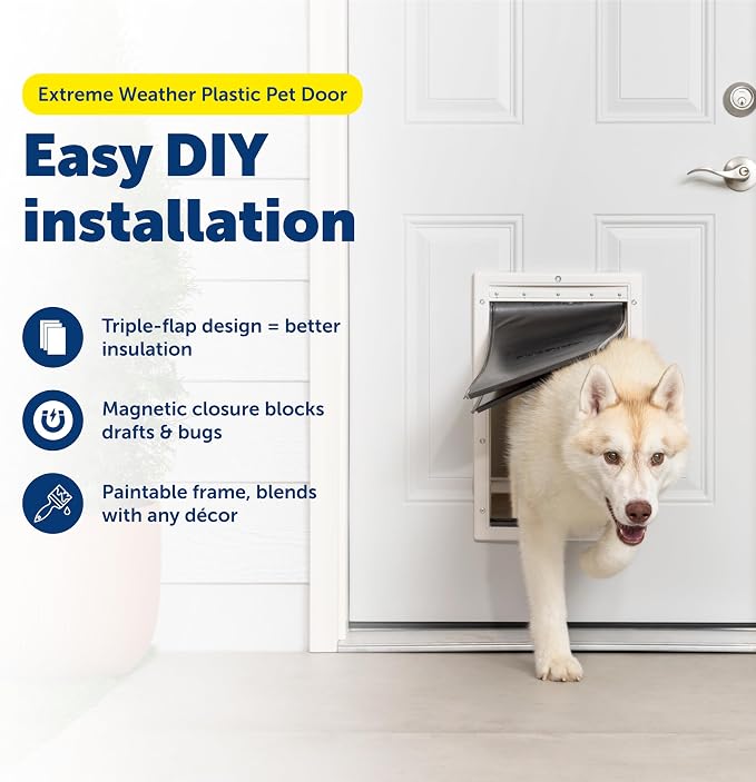 PetSafe Extreme Weather Plastic Pet Door - Image 2