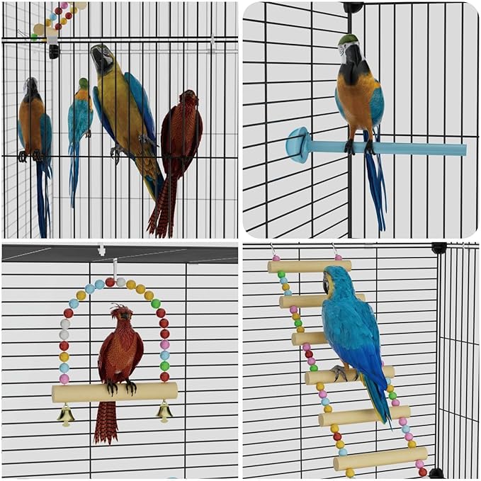Extra Large Bird Cage, Wide Birdcage - Image 4