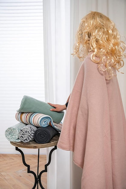 Fleece Throw Blanket Set Bulk for Travel Kids Outdoor Wedding Pet - Image 4