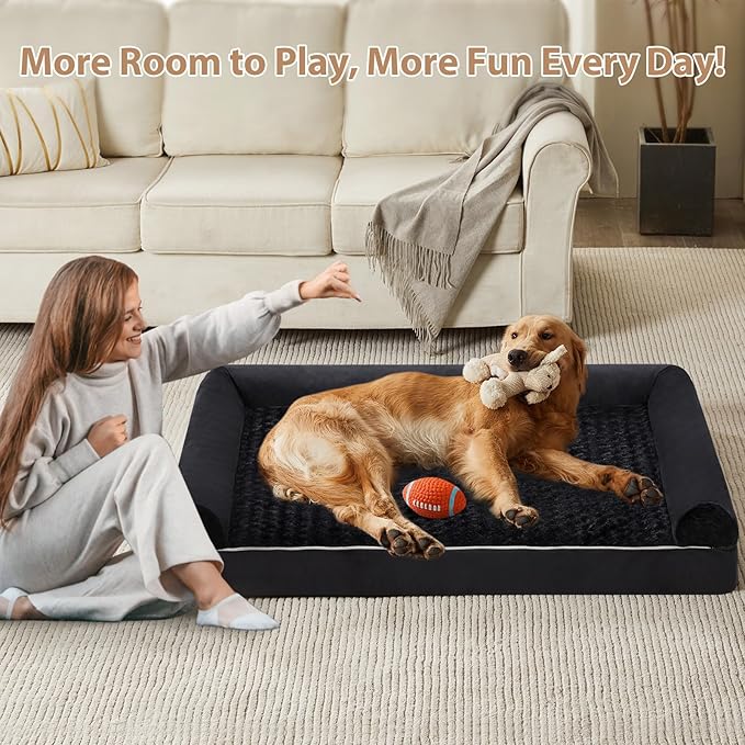 BFPETHOME Dog Beds for Large Dogs, Orthopedic Dog Bed for Medium Large Dogs - Image 3