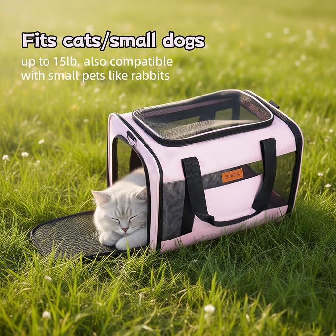 YUNIQUE Soft-Sided Cat & Dog Carrier - Image 5