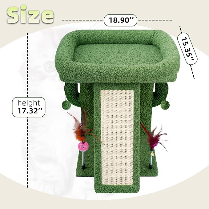TWDEPART Cactus Cat Tree Tower - Image 7