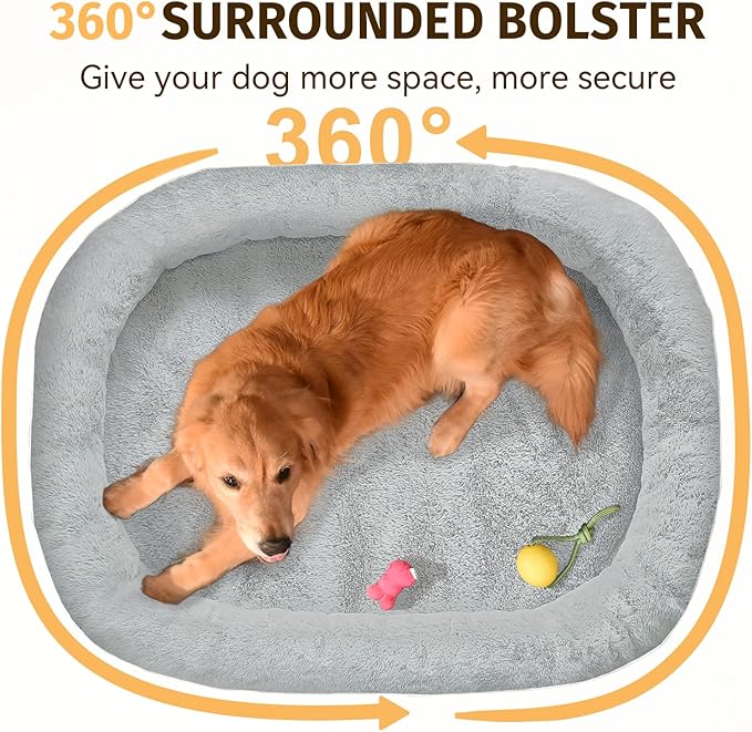 Orthopedic Waterproof Large Dog Bed: Memory Foam Washable Dog Bed - Image 4