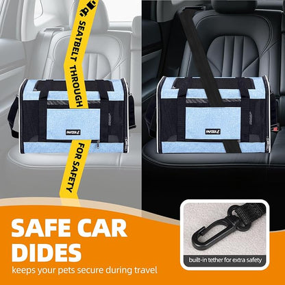 Cat Carrier Soft-Sided Travel Bag - Image 7