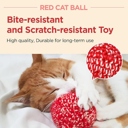 JAYU PET Red Cat Ball - Image 9