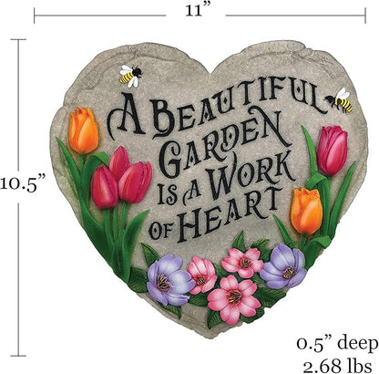 Spoontiques - Garden Décor - Beautiful Garden Stepping Stone - Decorative Stone - Image 5