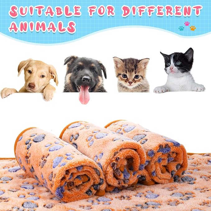 Tatuo 4 Pcs Dog Blanket for Pet Cat Blankets Indoor Puppy Teething Stuff Toys - Image 4