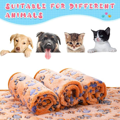 Tatuo 4 Pcs Dog Blanket for Pet Cat Blankets Indoor Puppy Teething Stuff Toys - Image 4