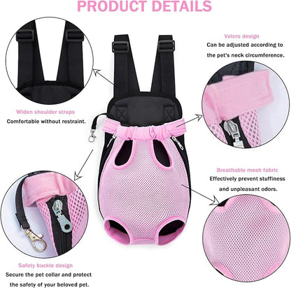 Pet Carrier Backpack, Adjustable Pet Front Carriers - Image 3