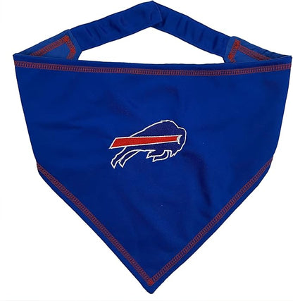 Pets First NFL Buffalo Bills TIE Bandana, Large/X-Large. Dog Bandana Scarf Bib by PETSFIRST