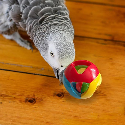 SIMENA Parrot Ball Toy with Bell, Cage Hanging Accessories - Image 3