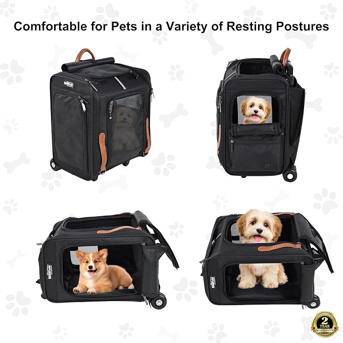 EliteField Deluxe Backpack Pet Carrier, Travel Soft-Sided Carrier Bag - Image 2