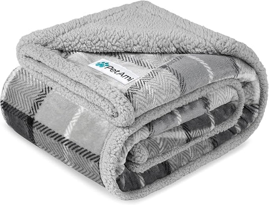 PetAmi Waterproof Dog Blanket for Medium Large Dog Puppy Cat Throw for Couch by PetAmi