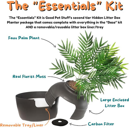 Good Pet Stuff Hidden Litter Box Planter, Decorative Cat Litter Enclosure - Image 6