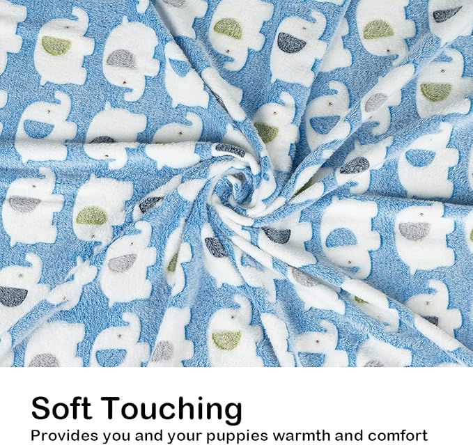 Dono 1 Pack 3 Dog Blankets, Soft Fluffy Fleece Pet Blanket Warm Sleep Mat Paw - Image 5