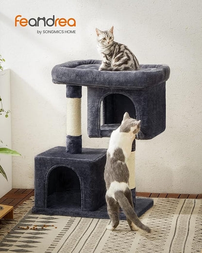 Feandrea Cat Tree, 33.1-Inch Cat Tower, Plush Condo - Image 2