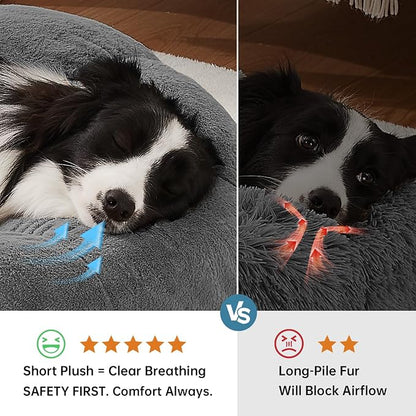 OhGeni 36 inches Calming Donut Orthopedic Dog & Cat Bed - Image 3