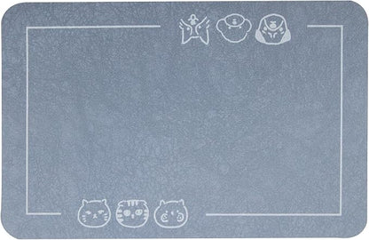 YCT Cat Pet Food Mat, Non-Slip Bottom Absorbent Quick Dry Feeding Mat - Image 2