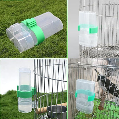 Bird Water Dispenser Parrot Water Feeder Bird Seed Container - Image 8