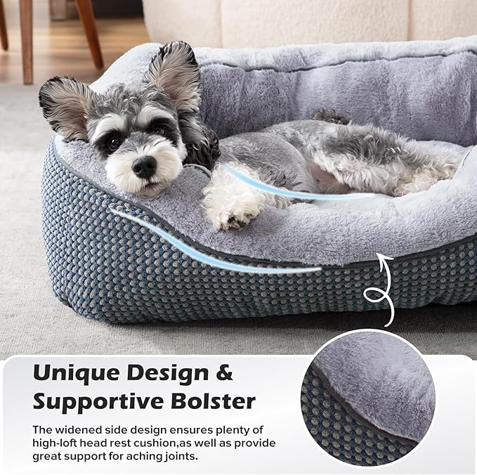 INVENHO Dog Bed Medium Size, Orthopedic Warming Soft Calming Sleeping Durable - Image 4
