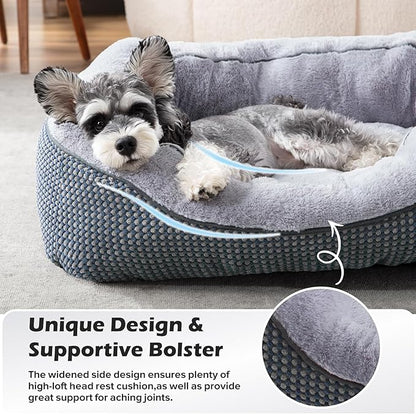 INVENHO Small Dog Bed Washable Orthopedic Calming Warming Durable Pet Bed - Image 4