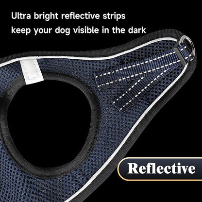 YIMEIS Dog Harness and Leash Set, No Pull Soft Mesh Pet Harness, Reflective - Image 6