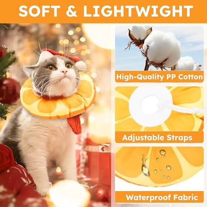 Cat Cone Collar Soft, Waterproof Cat Recovery Collar - Image 3