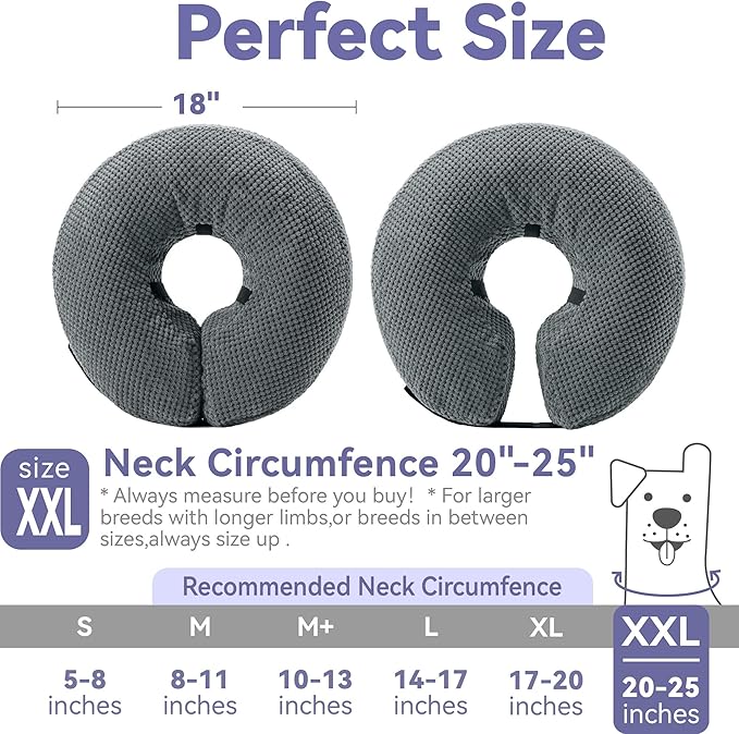 Soft Inflatable Dog Cone Collar Alternative After Surgery - Image 5
