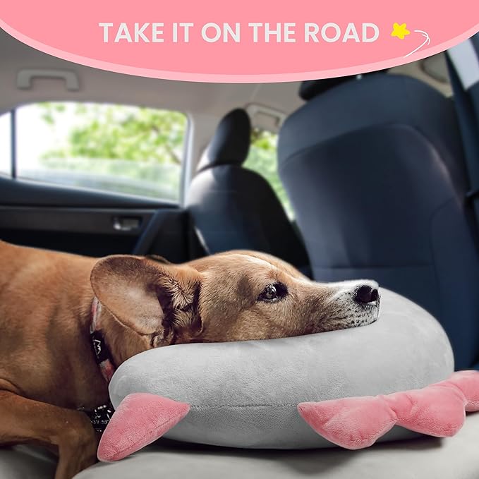 Dog Pillow - Soft Neck Pillows for Dogs, Washable Dog Calming Pillow for Better - Image 7