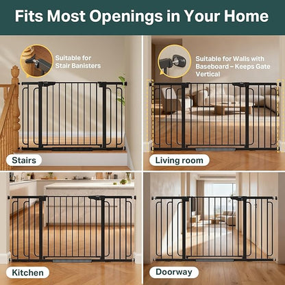 Cumbor 36.6-59" Extra Wide Baby Gate - Image 6