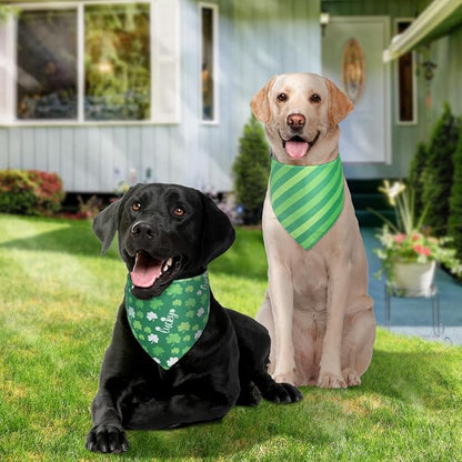 Valentines Dog Bandana St Patricks Day and Easter Dog Bandana Small 3PCS - Image 5